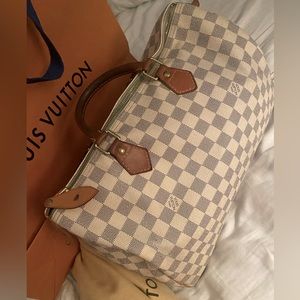 Louis Vuitton ,Damier azur Speedy35